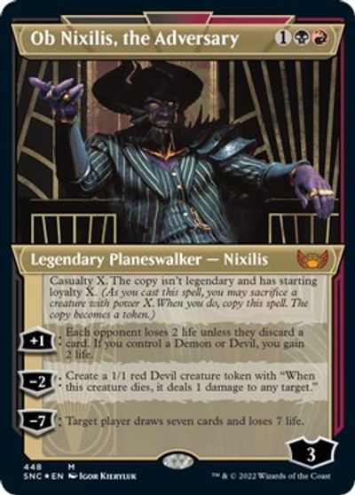 Ob Nixilis, the Adversary (Showcase) (Foil Etched) card art
