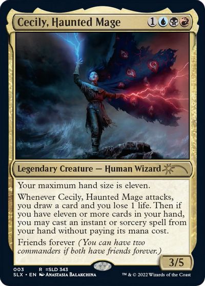 Cecily, Haunted Mage card art