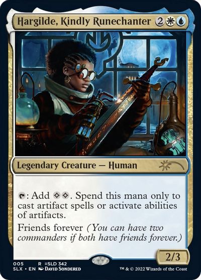 Hargilde, Kindly Runechanter card art