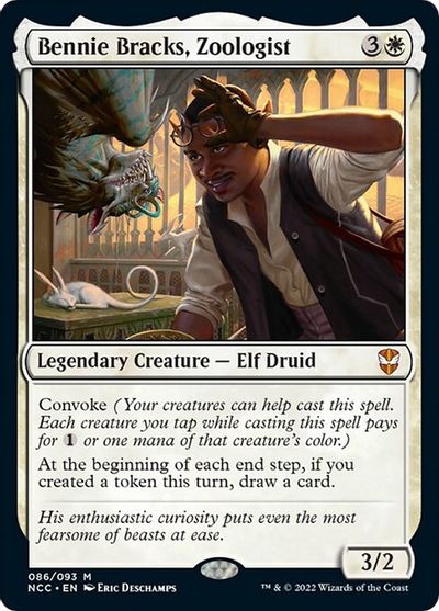 Bennie Bracks, Zoologist card art
