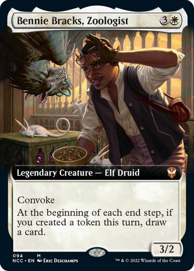Bennie Bracks, Zoologist (Extended Art) card art