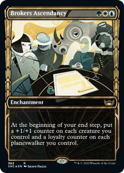 Brokers Ascendancy (Gilded Foil) card art
