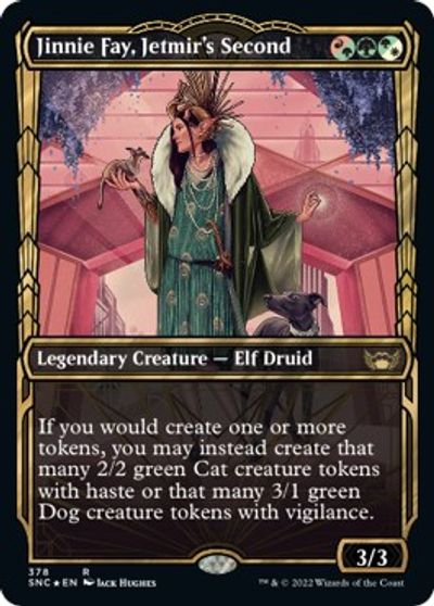 Jinnie Fay, Jetmir's Second (Gilded Foil) card art