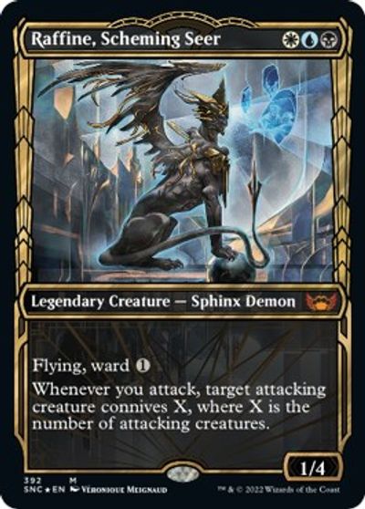 Raffine, Scheming Seer (Gilded Foil) card art