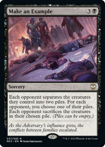 Make an Example card art