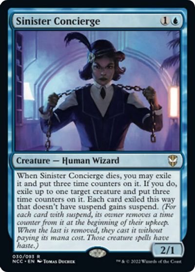 Sinister Concierge card art