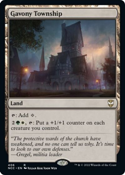 Gavony Township card art