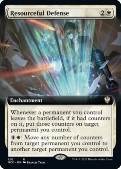 Resourceful Defense (Extended Art) card art