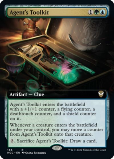 Agent's Toolkit (Extended Art) card art