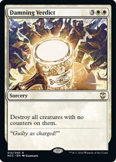 Damning Verdict card art