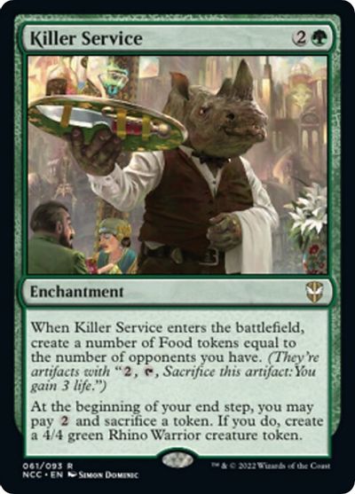 Killer Service card art