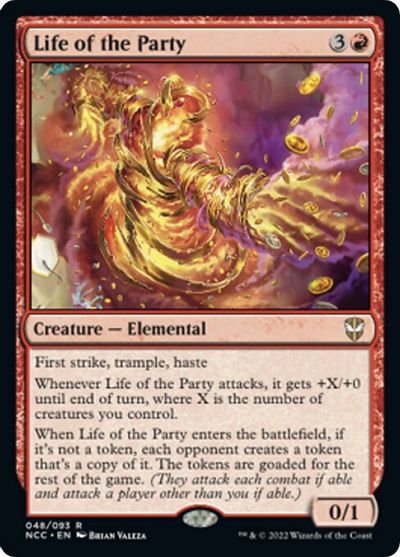 Life of the Party card art