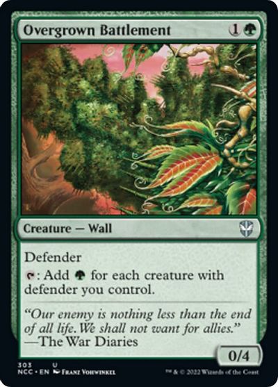 Overgrown Battlement card art