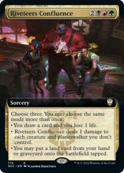 Riveteers Confluence (Extended Art) card art