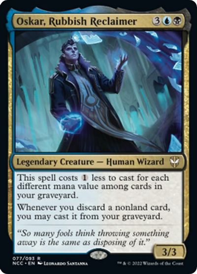 Oskar, Rubbish Reclaimer card art