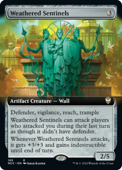 Weathered Sentinels (Extended Art) card art