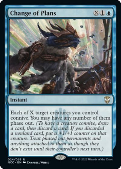 Change of Plans card art