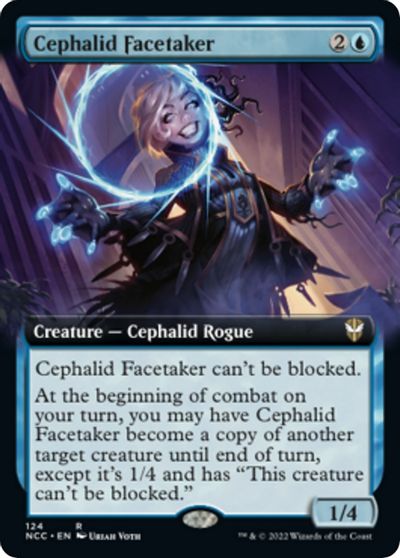 Cephalid Facetaker (Extended Art) card art
