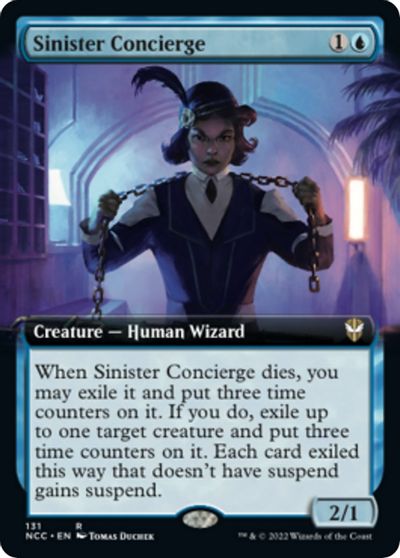 Sinister Concierge (Extended Art) card art