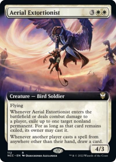 Aerial Extortionist (Extended Art) card art