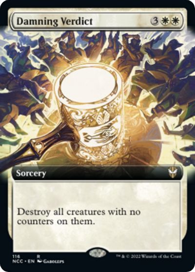 Damning Verdict (Extended Art) card art