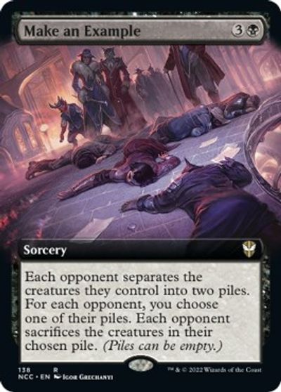 Make an Example (Extended Art) card art