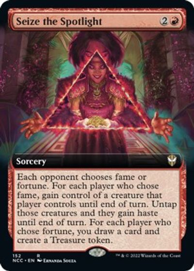 Seize the Spotlight (Extended Art) card art