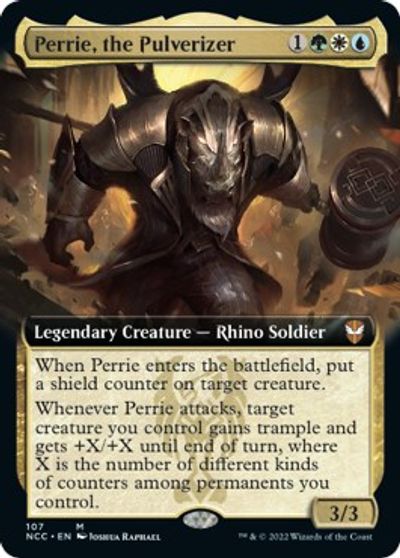 Perrie, the Pulverizer (Extended Art) card art
