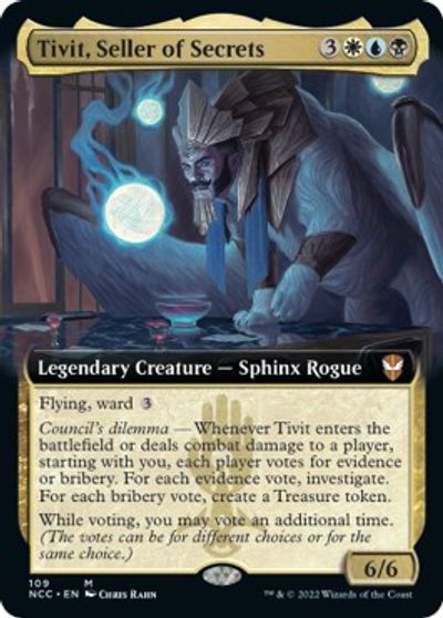 Tivit, Seller of Secrets (Extended Art) card art