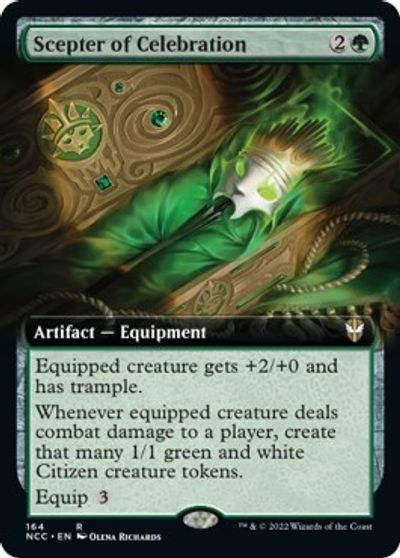 Scepter of Celebration (Extended Art) card art