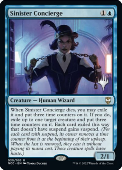 Sinister Concierge card art