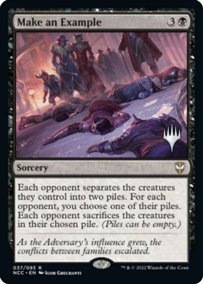 Make an Example card art