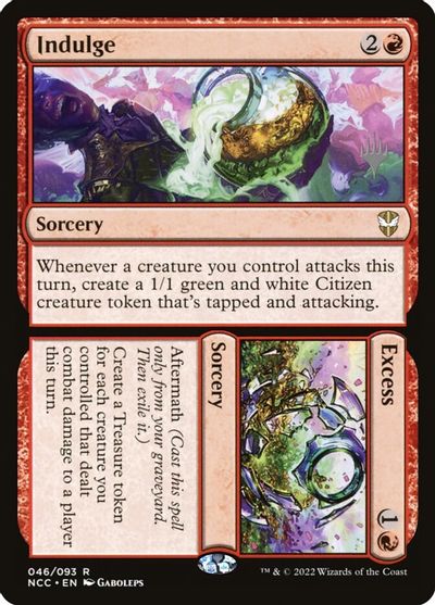 Indulge // Excess card art
