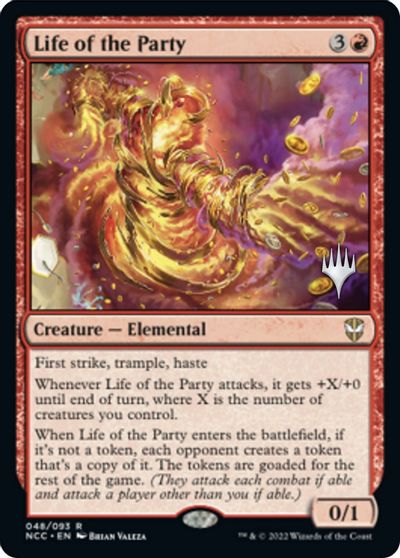 Life of the Party card art