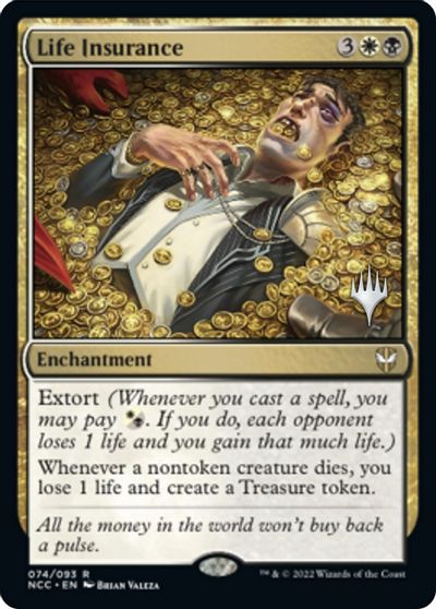 Life Insurance card art