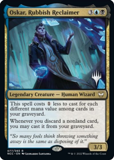 Oskar, Rubbish Reclaimer card art