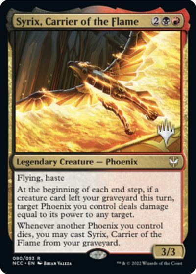 Syrix, Carrier of the Flame card art