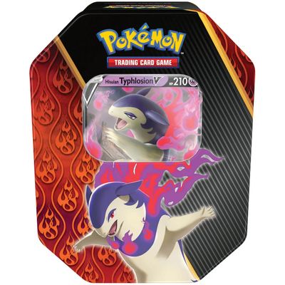 Divergent Powers Tin [Hisuian Typhlosion V] (International Version) card art