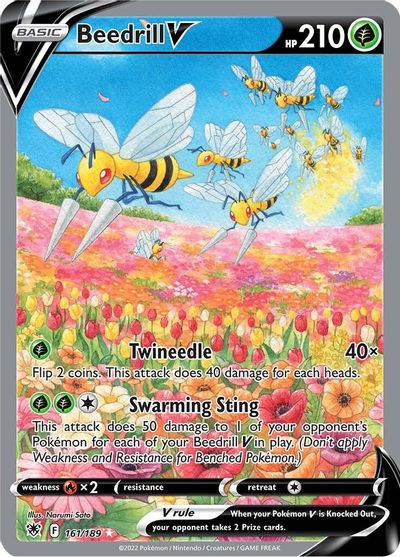 Beedrill V (Alternate Full Art) card art