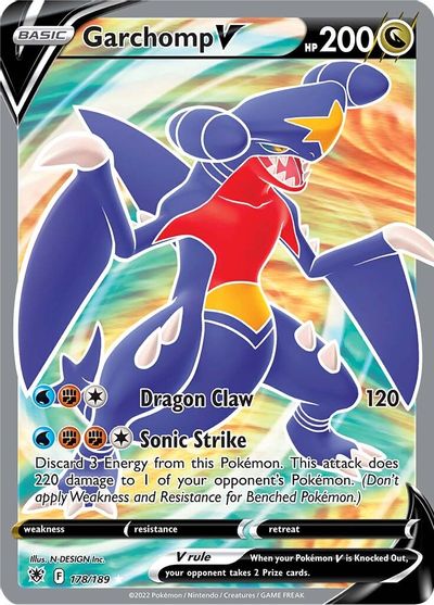 Garchomp V (Full Art) card art