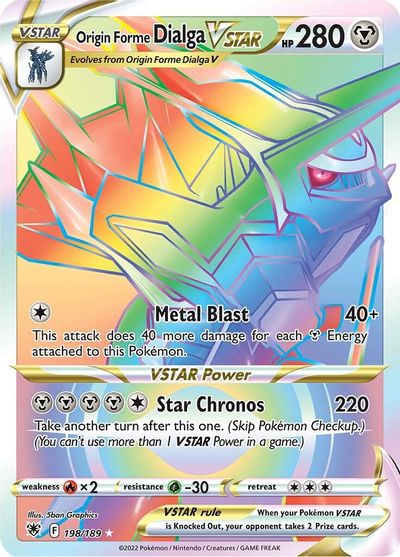 Origin Forme Dialga VSTAR - 198/189 (Secret) card art