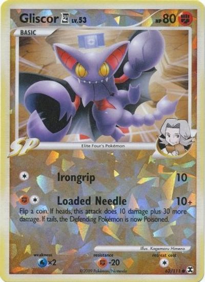 Gliscor E4 - 62/111 (Cracked Ice) card art
