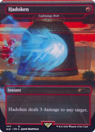 Hadoken - Lightning Bolt card art