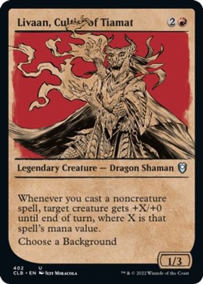 Livaan, Cultist of Tiamat (Showcase) card art