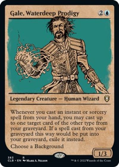 Gale, Waterdeep Prodigy (Showcase) card art