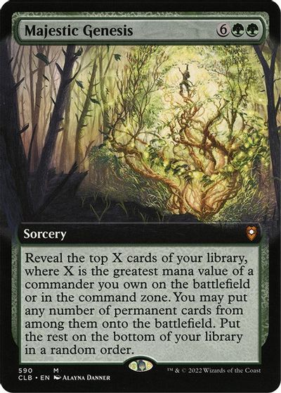 Majestic Genesis (Extended Art) card art