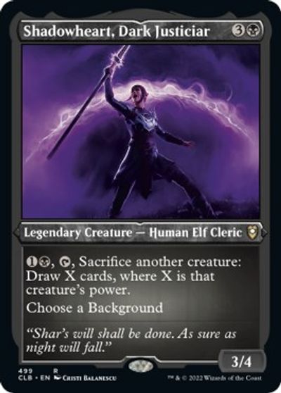 Shadowheart, Dark Justiciar (Foil Etched) card art