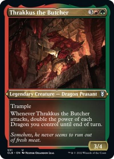Thrakkus the Butcher (Foil Etched) card art
