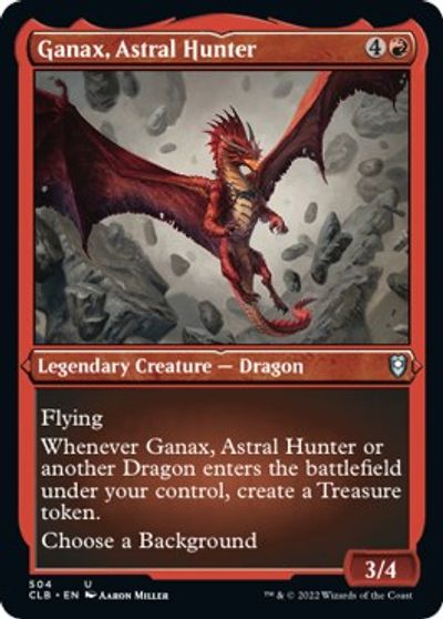 Ganax, Astral Hunter (Foil Etched) card art