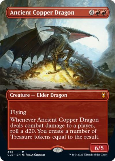 Ancient Copper Dragon (Borderless) card art